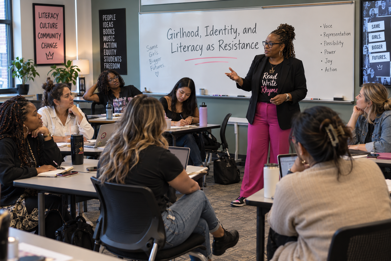 Women in Hip-Hop: Girlhood, Identity, and Literacy as Resistance